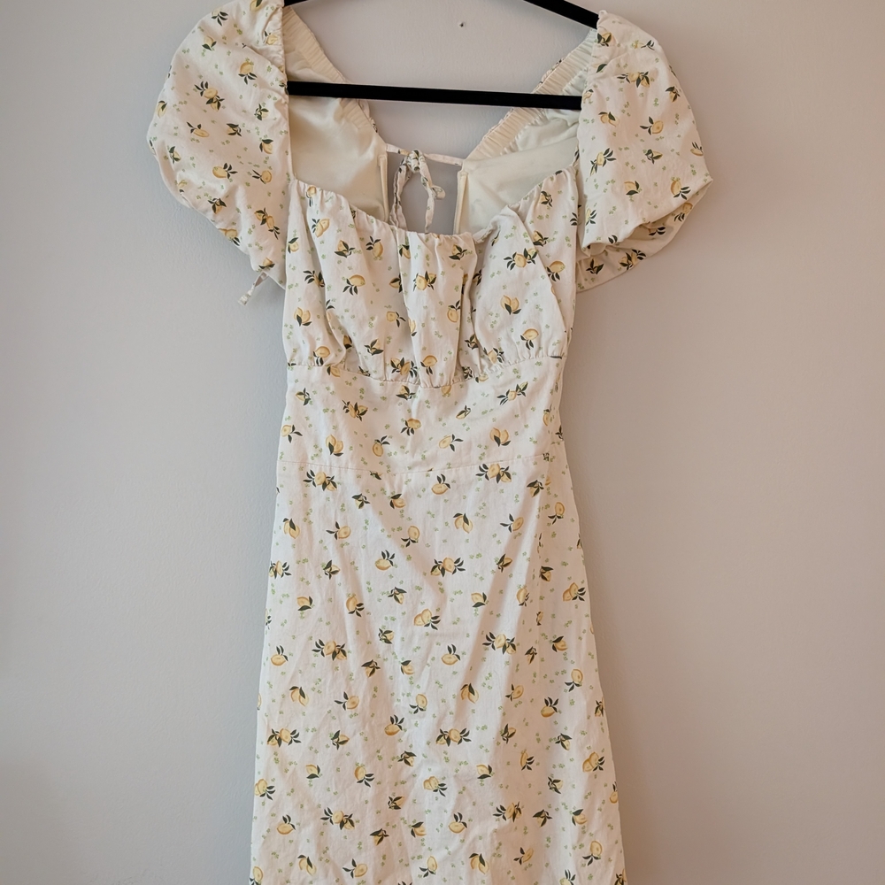 Floral Puff Sleeve Dress